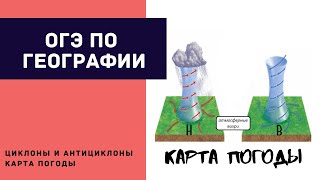 Подготовка к ОГЭ. Циклоны и антициклоны.