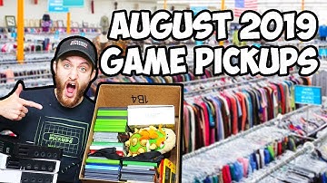 August 2019 Retro Video Game Pickups