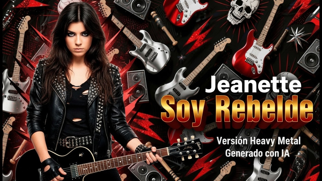 Jeanette – Soy Rebelde | Cover IA Heavy Metal 70s explosivo y lleno de actitud