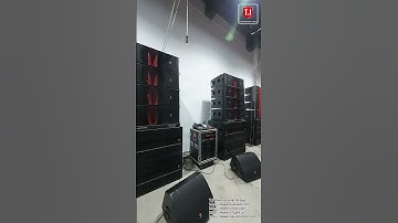 T.I Audio Pro3123 Dual 12 inch Three Way Line Array  Popular New Set Up🔥🔥