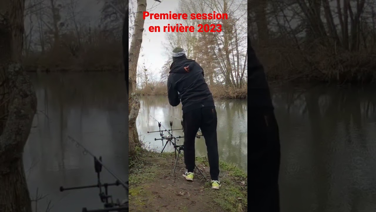 Pêche  Inattendue: Notre Première Carpe en Rivière 2023!
