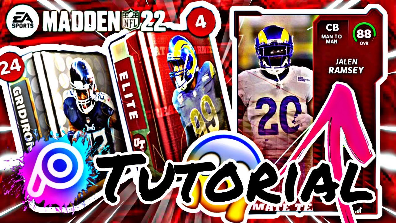 HOW TO MAKE A MADDEN 22 THUMBNAIL ON YOUR PHONE TUTORIAL iPhone and