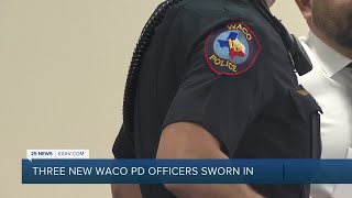 Waco Police Department swears in new officers from 79th recruit class
