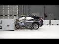 2023 Lexus RZ driver-side small overlap IIHS crash test