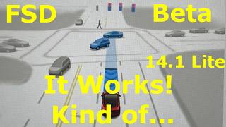 Tesla FSD 14.1 Lite While Towing a Trailer!