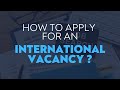 How to Apply For A International Job/Vacancy Through Delta International Recruitment Agency