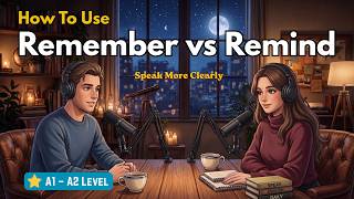 How to Use Remember vs Remind in English | Speak More Clearly