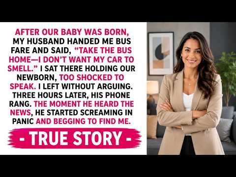 Husband Gave His Wife $20 to Take the Bus After Birth — 3 Hours Later, He Lost Everything