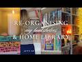 creating my home library 📚💫💖 organising my booksheves & reading room