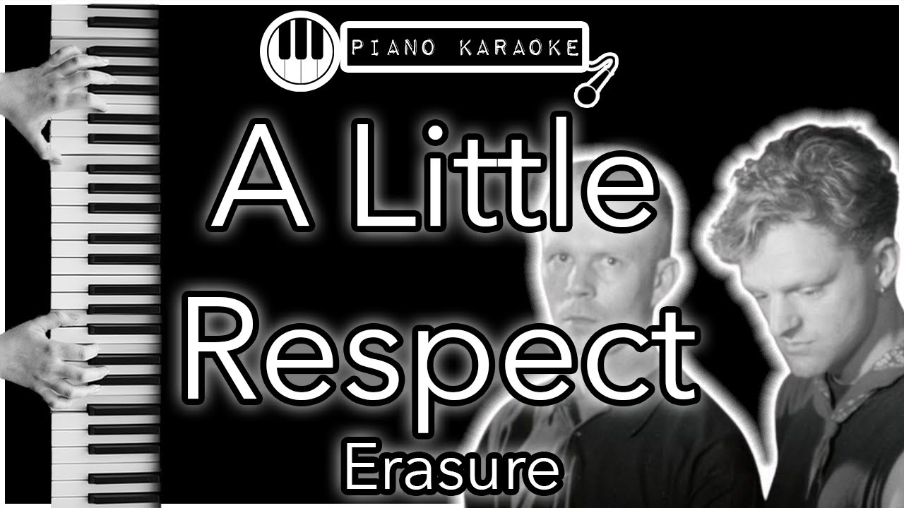A Little Respect Erasure Piano Karaoke Instrumental YouTube