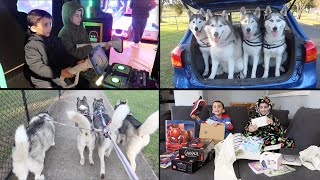 LIFE WITH 4 SIBERIAN HUSKIES & 3 SONS | JACOB'S AND ISAAC'S BIRTHDAY! by lishieandfamily 1,899 views 1 year ago 23 minutes