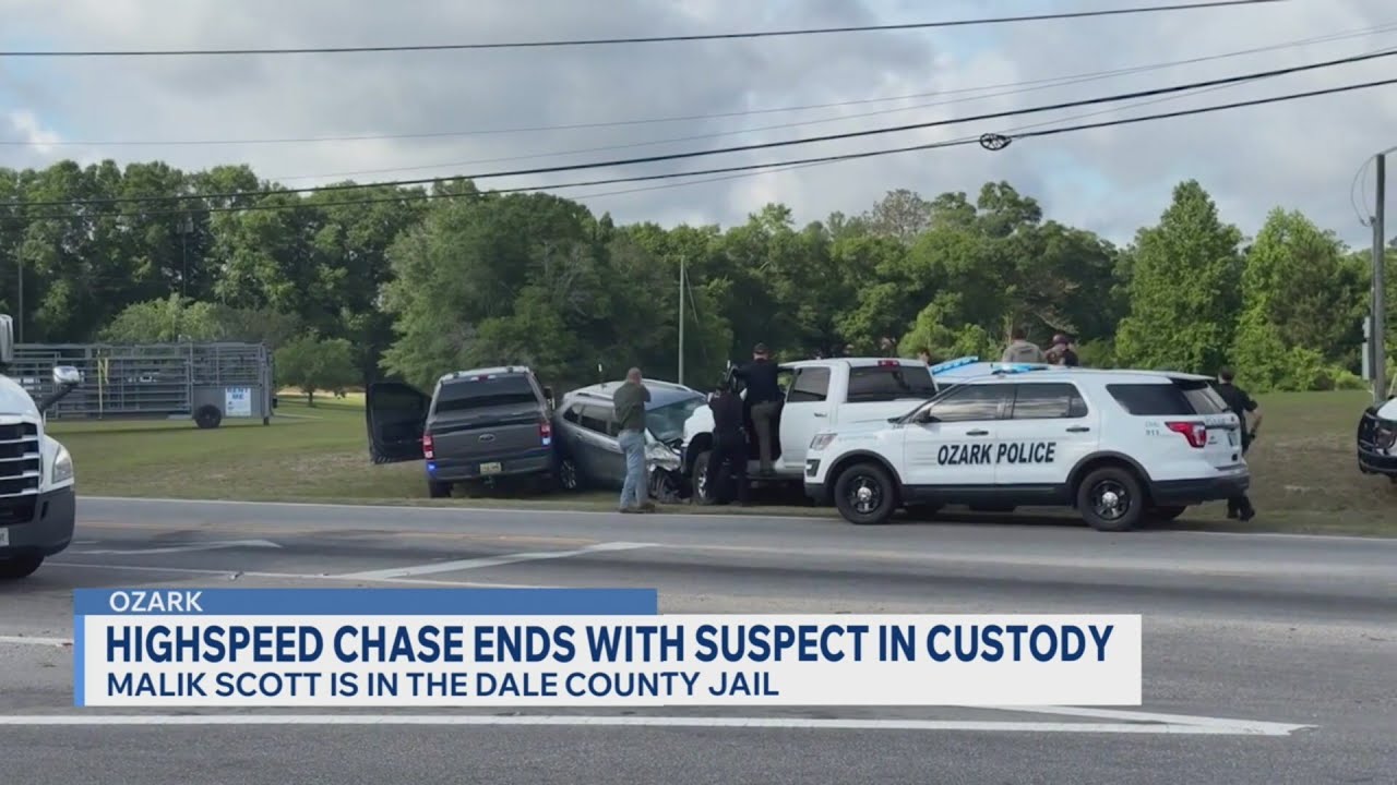 Highspeed chase ends with suspect in custody - YouTube