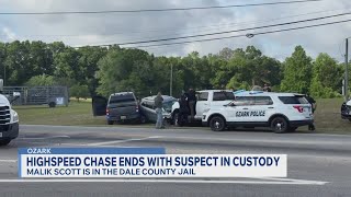 Highspeed chase ends with suspect in custody