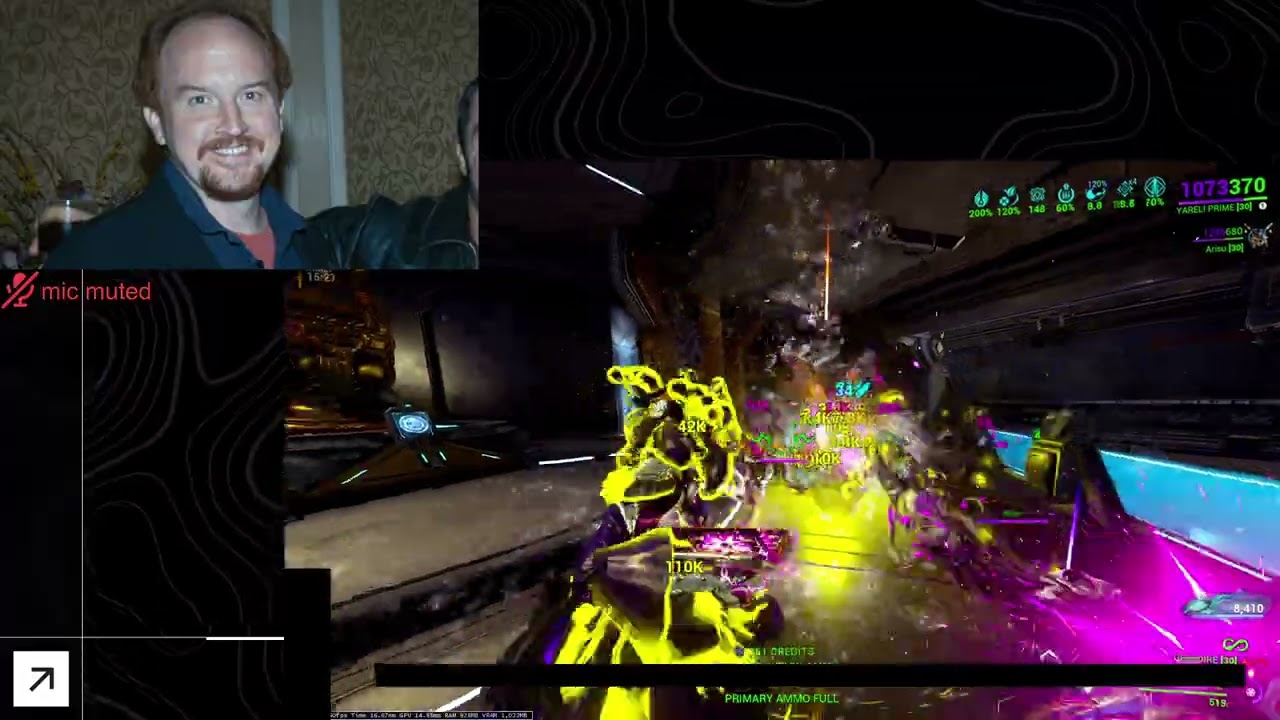 Warframe | watching Comedy Without Errors' Louis CK Trilogy