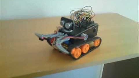 obstacle and edge avoiding robot