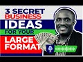 3 SECRET BUSINESS Ideas you Didn't know you can do with your Large Format Machine - A must watch