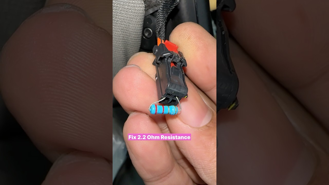 How to repair airbag light 