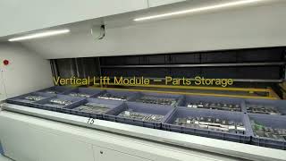 Industrial Vertical Lift Module (VLM) - Automated Storage & Retrieval System