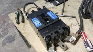 How to 300 Amp MCCB breaker Overload Testing
