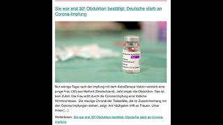 Frau Starb Nach Corona-Impfung An Hirnthrombose