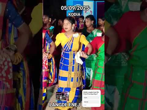 Kodia Langde Enej 05 09 2025 Santhali Traditional Kodiabudibazar Virel 2025