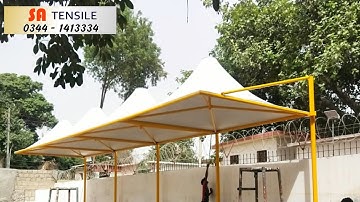 Conical Shape Canopies Tensile Structure | Pyramid Canopies | SA Tensile