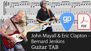 John Mayall & Eric Clapton - Bernard Jenkins Guitar Tabs [TABS]