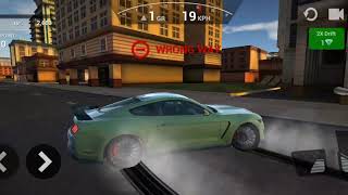Ultimate Car Driving Simulator #75 | Parkour Blue Mustang | Android GamePlay FHD screenshot 5