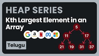 Kth Largest Element in an Array in Python