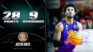 Justin Smith (28 PTS | 9 REB) | Player Highlights | HOLO v OOST | #BasketballCL 2023