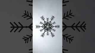 Snowascope - a snow flake phenakistiscope animation. It's like Christmas day is around the corner ❄️