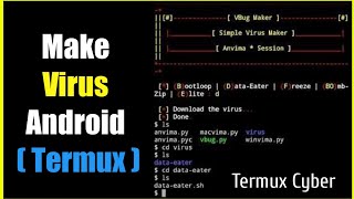 Make Virus Android Termux 2018 Termux Cyber
