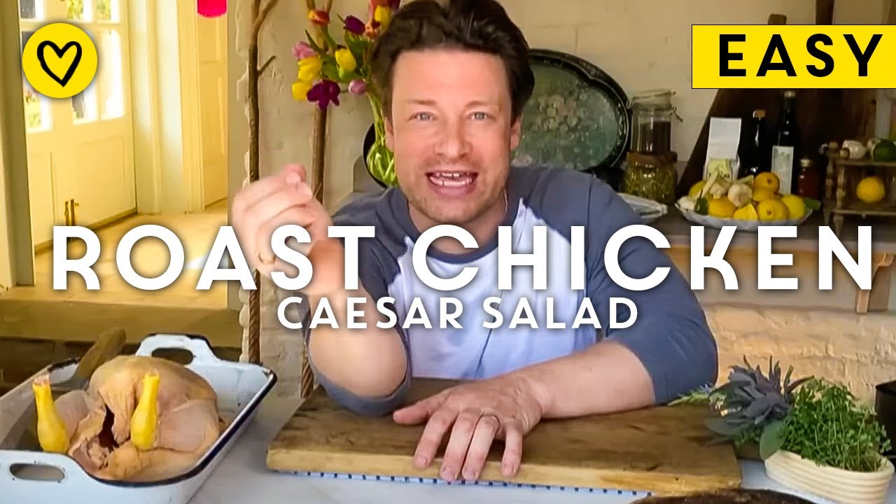 MOST INCREDIBLE Roast Chicken Caesar Salad Recipe - YouTube