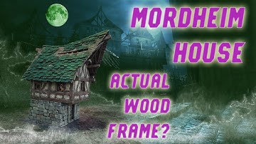 How to build a crooked roof House for tabletop | MORDHEIM 1