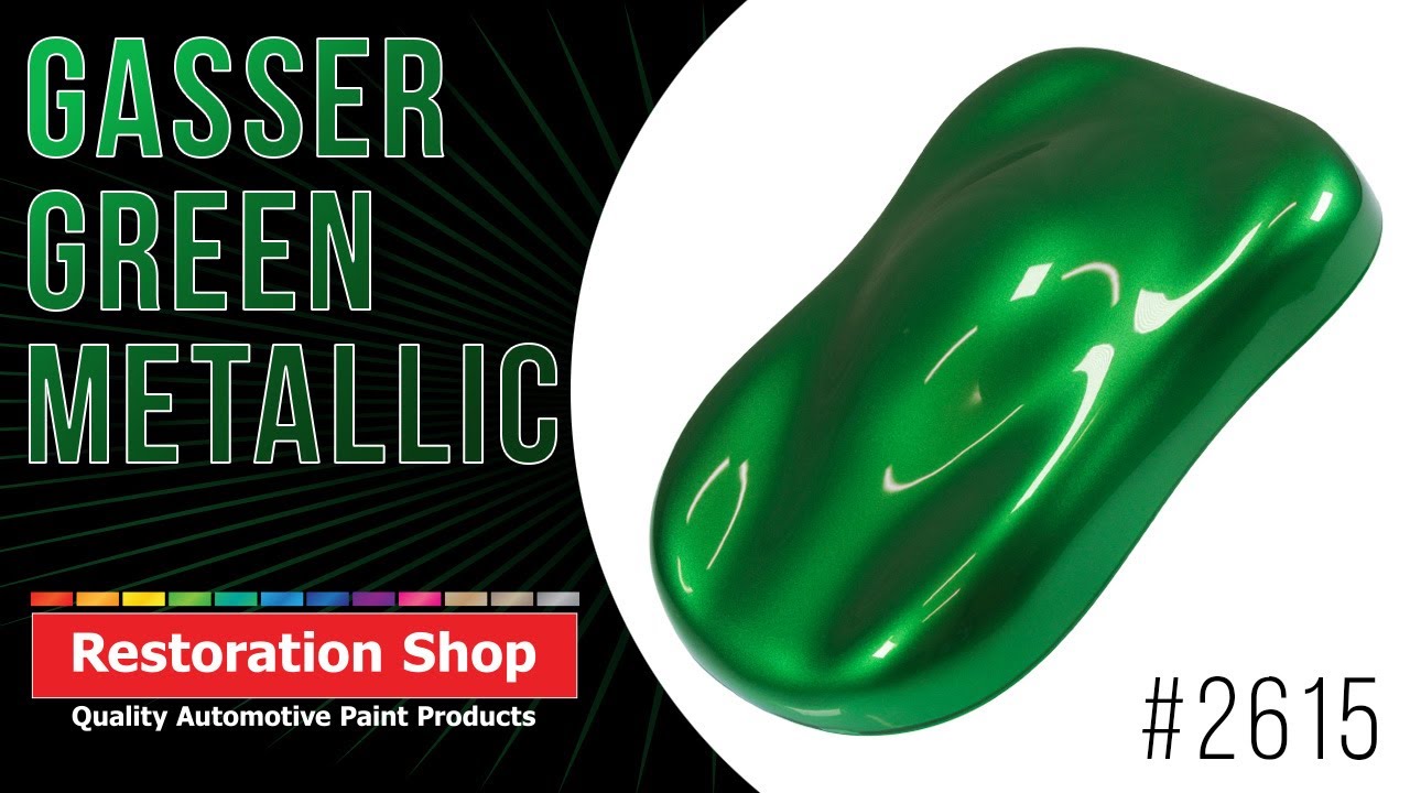 Gasser Green Metallic Acrylic Lacquer - 1 Gal. — TCP Global