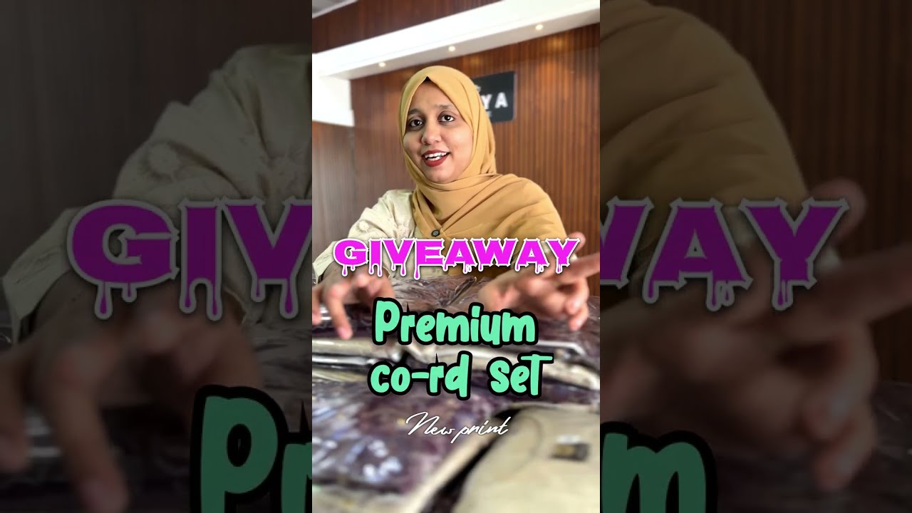 Eid offer..🔥 free co-rd set 😍 premium set | Giveaway 