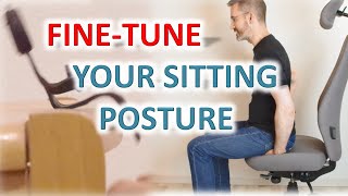 Best posture for sitting: why the torso is forward and the pelvis against the chair backrest...