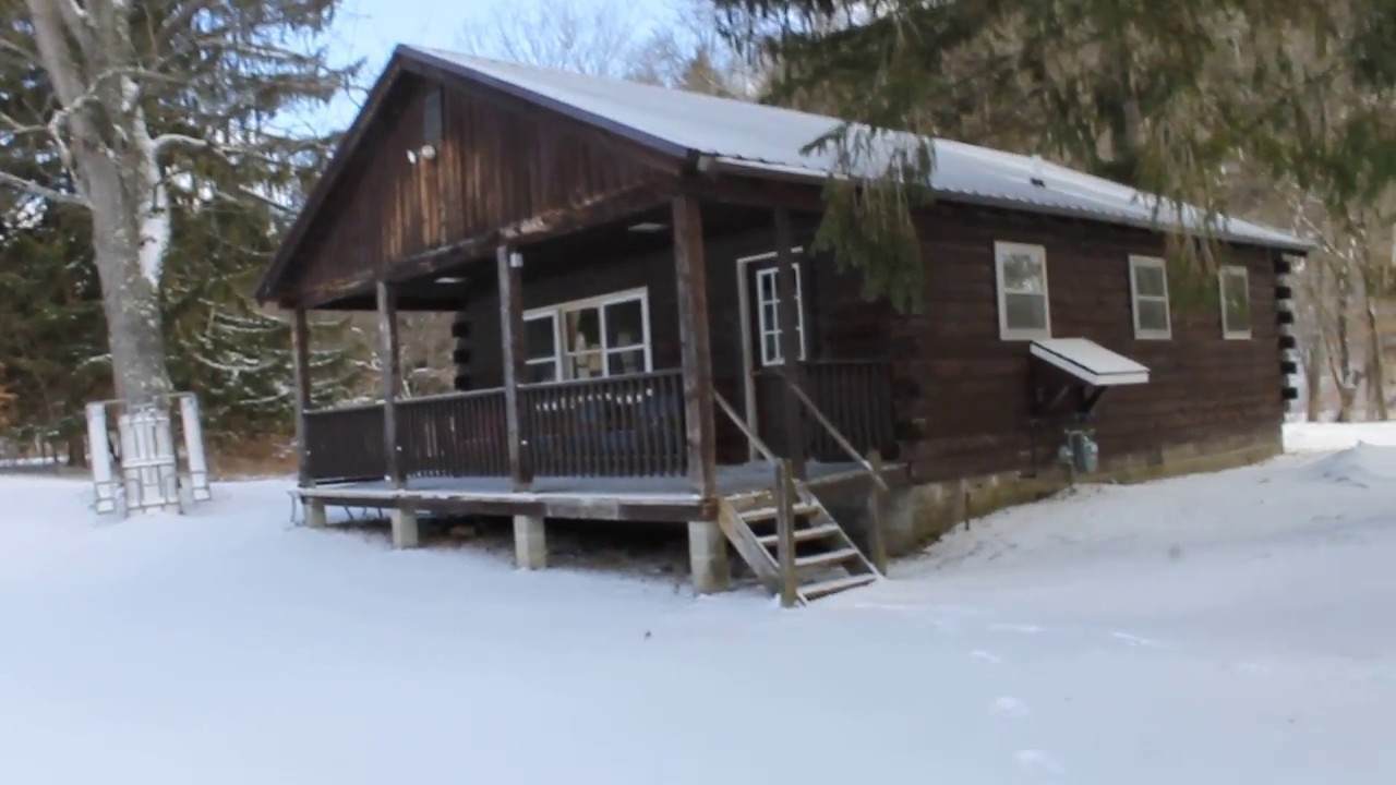 Camp Allegany Log Cabin ASP 2 5 18 Allegany State Park YouTube
