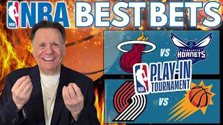 NBA Play-In Tournament Best Bets! | Heat vs Hornets & Blazers vs Suns