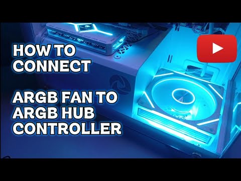 How to replace pc case fan and how to connect ARGB Fan to ARGB Fan Hub ...