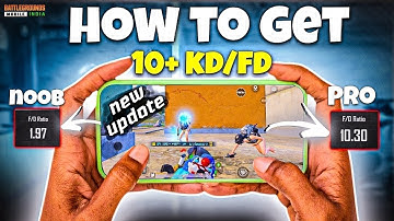 HOW TO INCREASE KD/FD IN BGMI/PUBG MOBILE TIPS & TRICKS