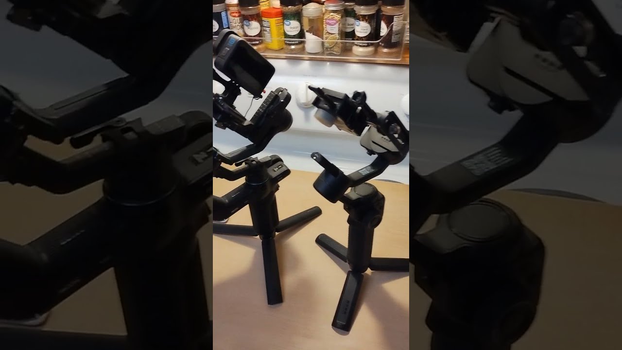 DJI RS-4 Mini, FeiyuTech SCORP Mini 3 Pro, and GoPro Fluid Pro AI, TRACKING GIMBALS!