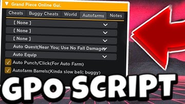 [👻NEW] OP Grand Piece Online Script/Hack GUI: Auto Farm, Chest ESP, Give All Fruits!
