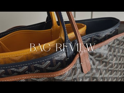 WHAT'S IN MY TRAVEL BAG? Goyard Saint Louis and Purse Bling