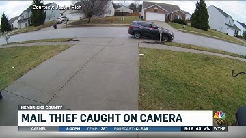 Mail theft caught on camera