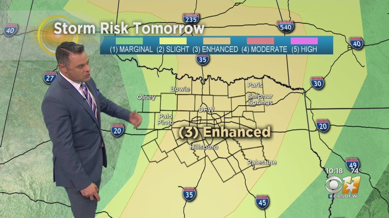 Severe Weather Threat Returns Wednesday - YouTube
