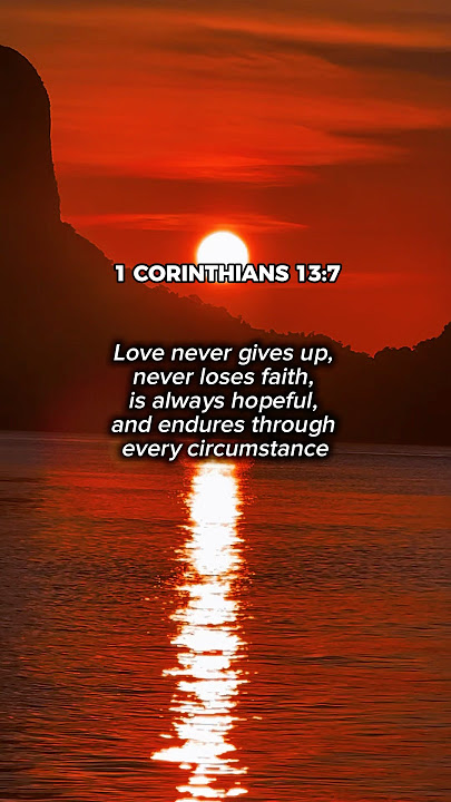 Tired of Fake Love? Watch This | 1 Corinthians 13:7 Bible Verse #bibleverse #lovegod