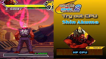 Capcom vs SNK 2: Play as Shin Akuma CPU (HP) || AetherSX2