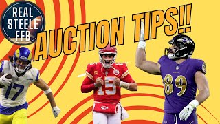 Auction Draft Tips and Tricks to Dominate Your League!! Fantasy Football!!