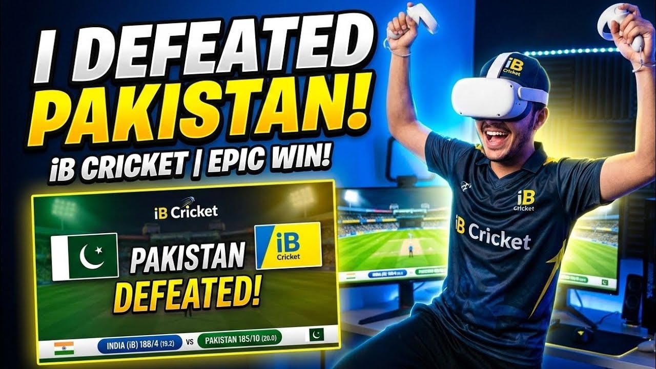 DEFEATING PAKISTAN ON INSANE DIFFICULTY! 🔥 (iB Cricket VR Gameplay)